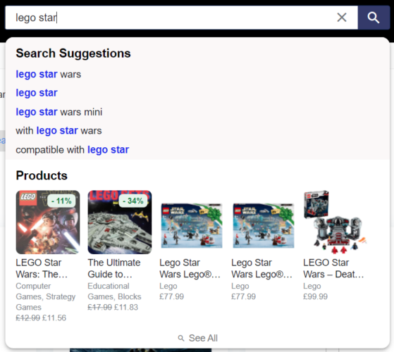 Super Speedy Search ajax panel on foundthru.com
