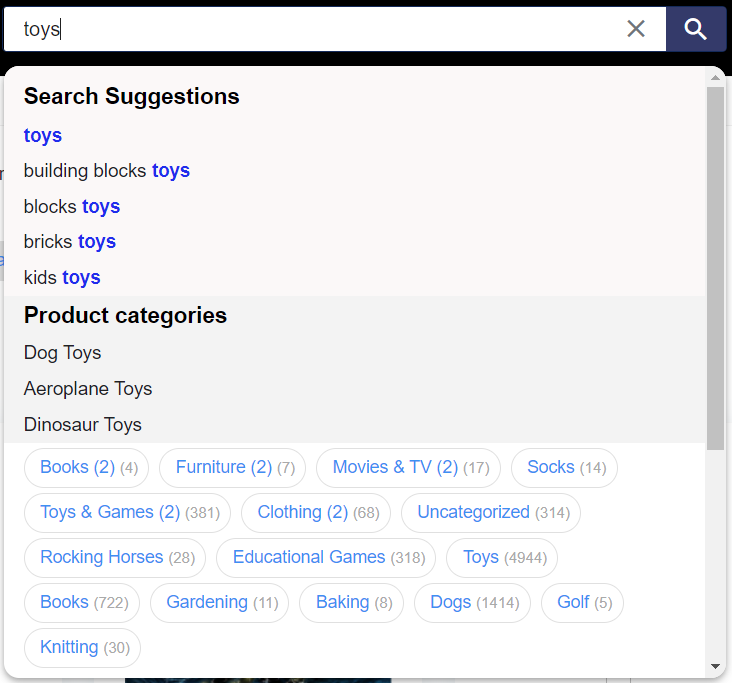 Taxonomy Search & Faceted Search Taxonomy Search & Faceted Search