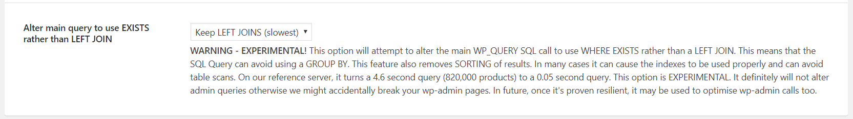 New option for Scalability Pro performance boosts