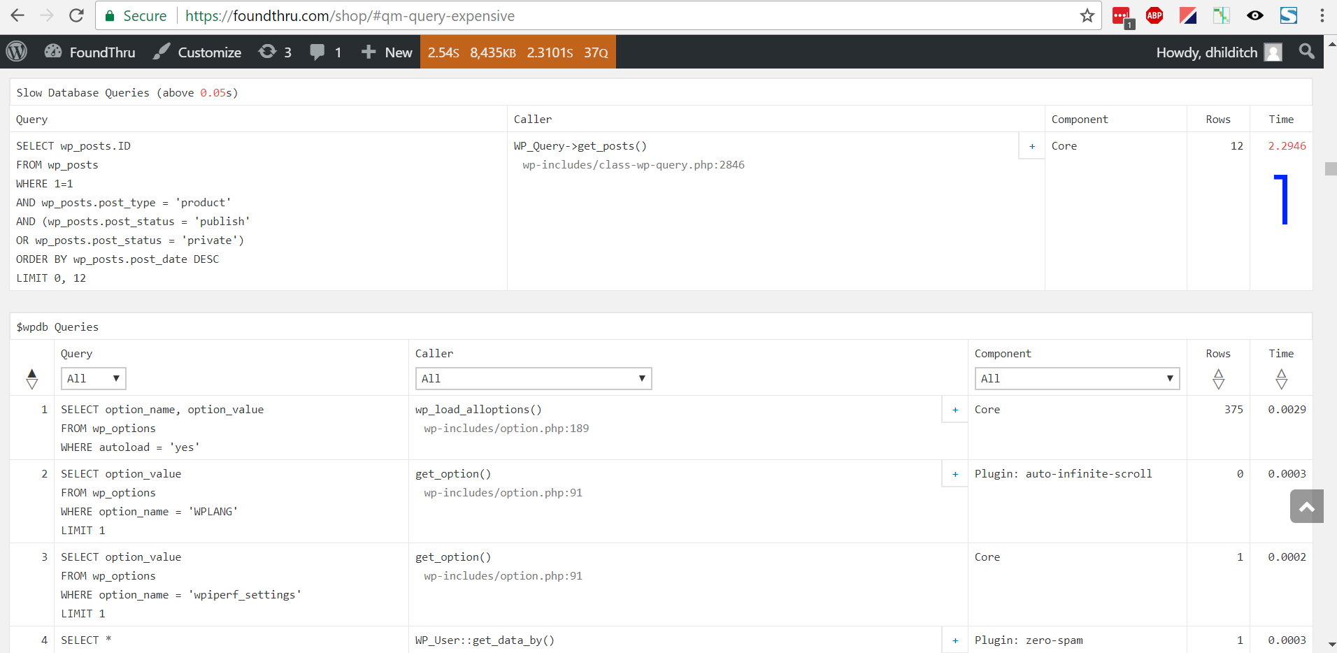 Query performance for ReHub theme integration with Super Speedy Plugins