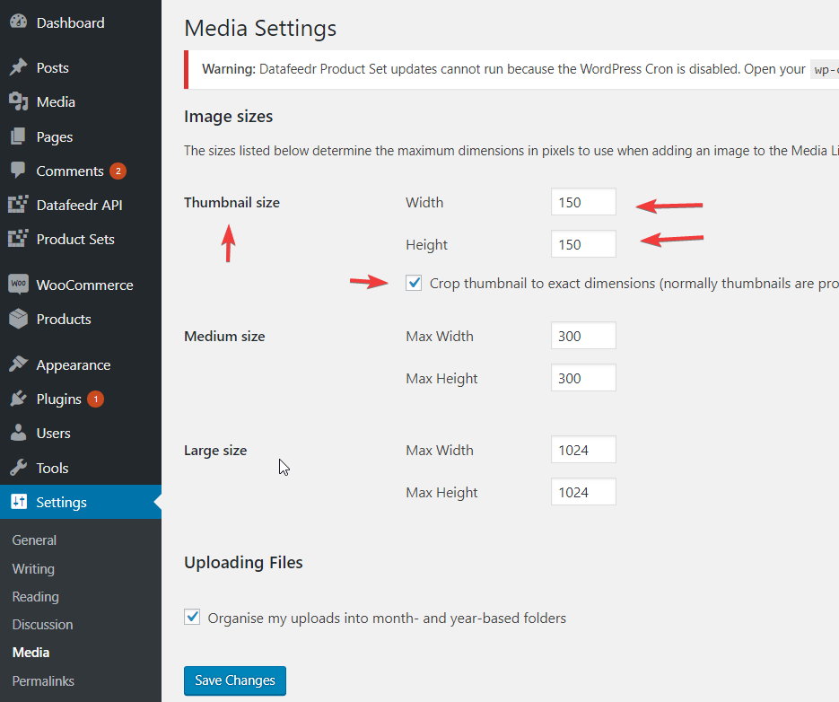 New image source settings in External Images 1.97 